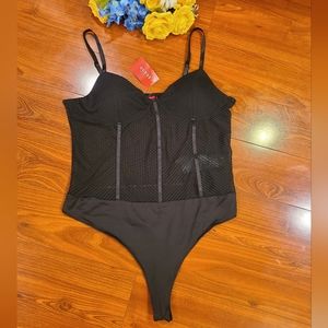 Guess Bodysuit Thong See Through Size XL